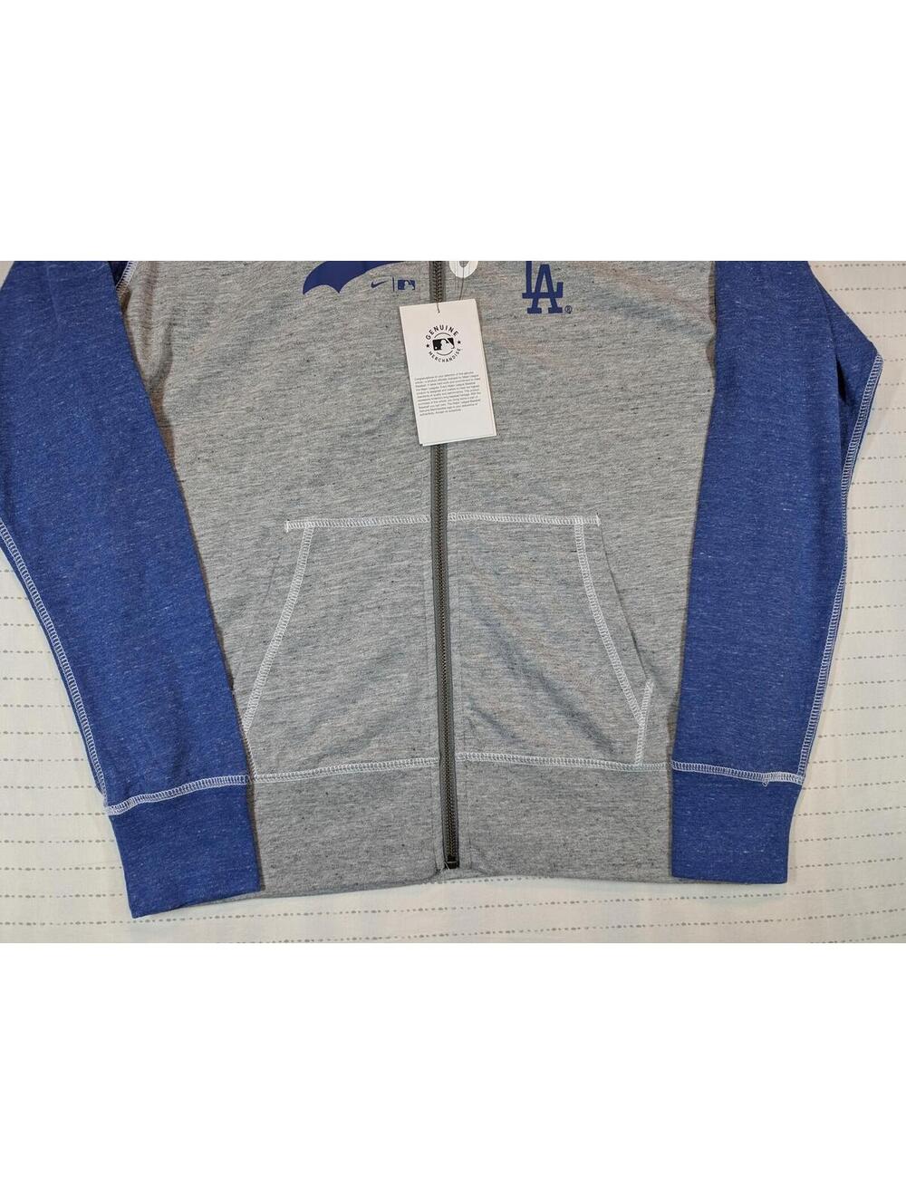 Nike Los Angeles Dodgers MLB Full Zip Hoodie Sweatshirt Jacket Womens Medium - Picture 4 of 8